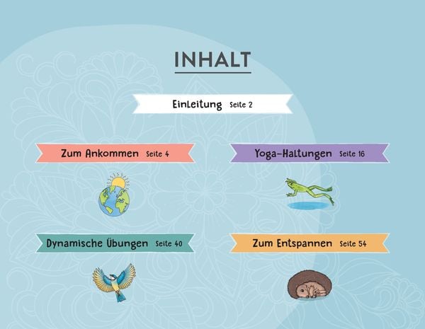 Produktbild: Yoga f&uuml;r Kinder - 30 einfache &Uuml;bungen f&uuml;r Kinder von 2 bis 6 Jahren