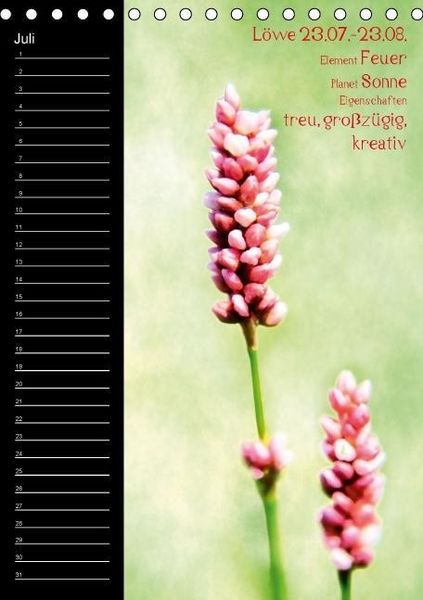 Produktbild: Naturbilder mit Sternzeichen / Geburtstagskalender (Tischkalender immerw&auml;hrend DIN A5 hoch)