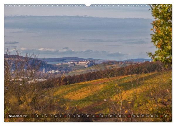 Produktbild: Weinland Franken (Wandkalender 2026 DIN A2 quer), CALVENDO Monatskalender