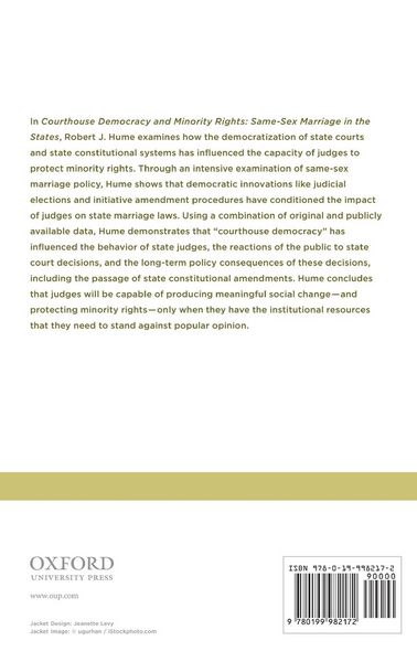 Produktbild: Courthouse Democracy and Minority Rights