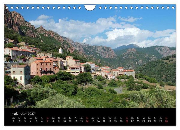 Produktbild: Korsikas St&auml;dte (Wandkalender 2027 DIN A4 quer), CALVENDO Monatskalender