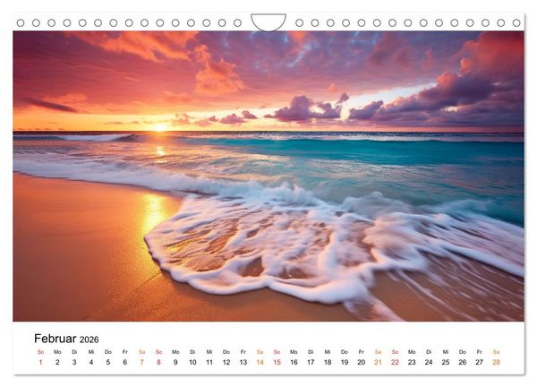 Produktbild: Mein Strand - ein Traum (Wandkalender 2026 DIN A4 quer), CALVENDO Monatskalender