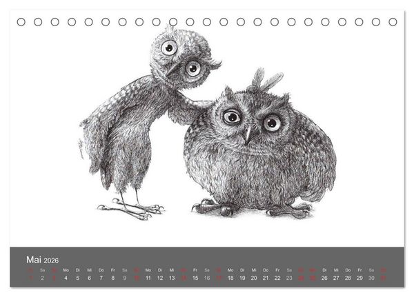 Produktbild: TIERONISCH (Tischkalender 2026 DIN A5 quer), CALVENDO Monatskalender