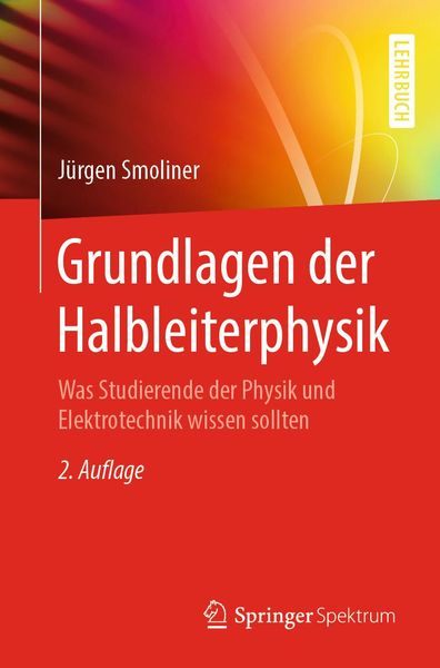 Produktbild: Grundlagen der Halbleiterphysik