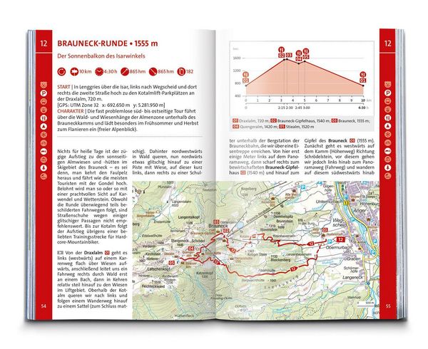 Produktbild: KOMPASS Wanderf&uuml;hrer Isarwinkel, Bad T&ouml;lz, Lenggries, Walchensee, 60 Touren