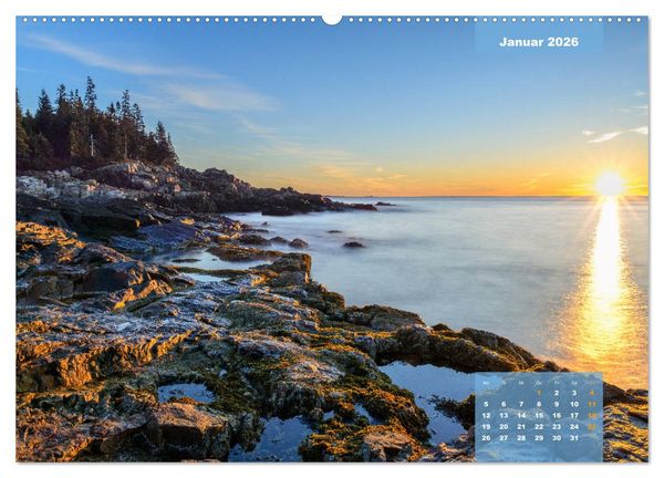 Produktbild: New England - Vielfalt einer Region (Wandkalender 2026 DIN A2 quer), CALVENDO Monatskalender