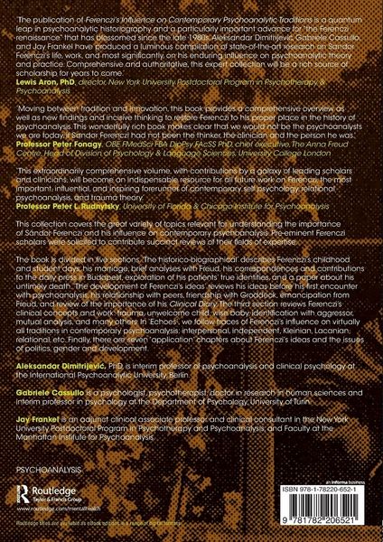 Produktbild: Ferenczi's Influence on Contemporary Psychoanalytic Traditions