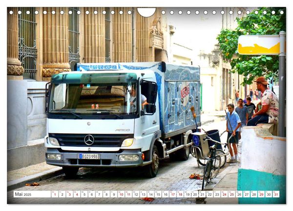 Produktbild: Stern-Mobile - Nutzfahrzeuge von Mercedes-Benz auf Kuba (Wandkalender 2025 DIN A4 quer), CALVENDO Monatskalender