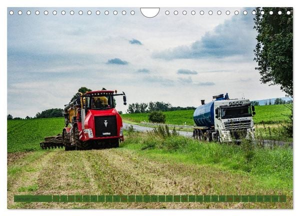 Produktbild: Landwirtschaft - G&uuml;lleausbringung (Wandkalender 2026 DIN A4 quer), CALVENDO Monatskalender