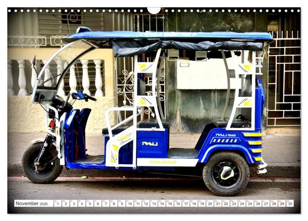 Produktbild: ECO TAXI - Umweltfreundlich in die Zukunft (Wandkalender 2026 DIN A3 quer), CALVENDO Monatskalender