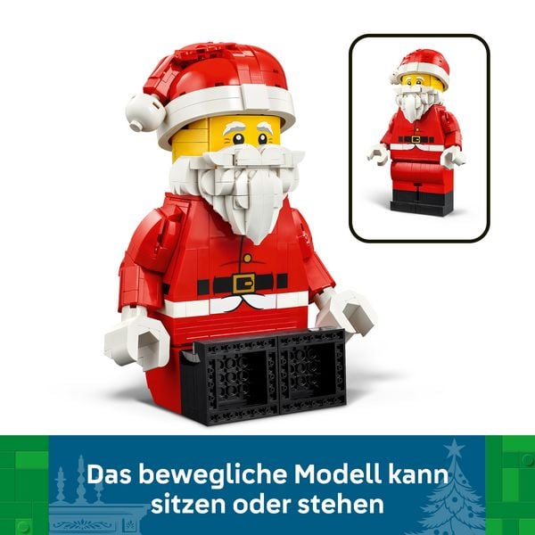 Produktbild: LEGO Gro&szlig;e Weihnachtsmann-Minifigur Weihnachtliches Bauspielzeug 40820