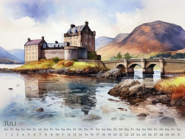 Produktbild: Schottland Artwork Edition Kalender 2027