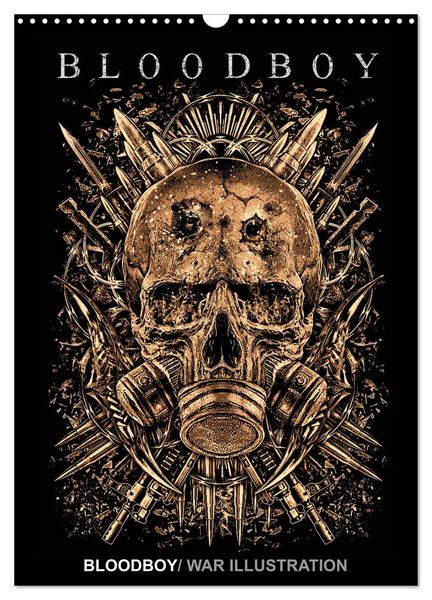 Produktbild: BLOODBOY/WAR ILLUSTRATION (Wandkalender 2026 DIN A3 hoch), CALVENDO Monatskalender