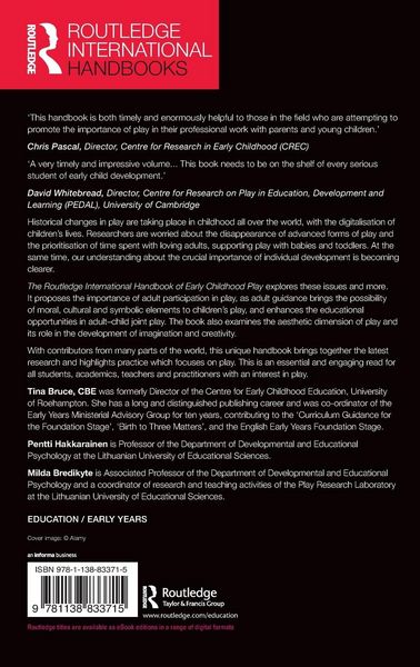Produktbild: The Routledge International Handbook of Early Childhood Play