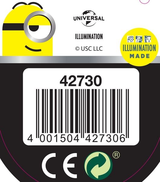 Produktbild: Schmidt 42730 - Minions, Stuart, lachend, Pl&uuml;schfigur, 15 cm