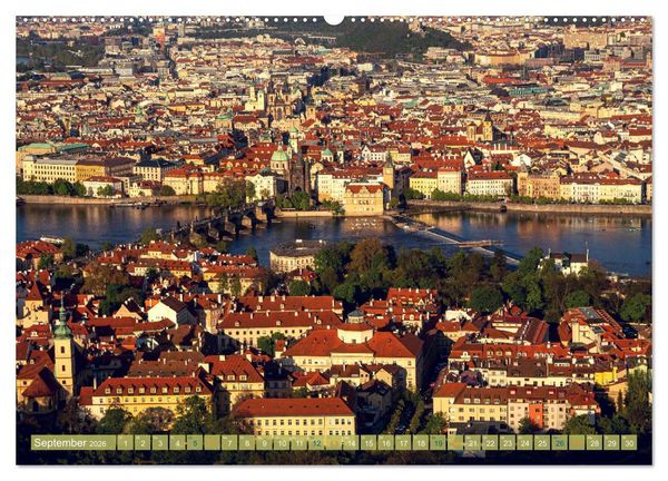 Produktbild: Aussichten auf Prag (hochwertiger Premium Wandkalender 2026 DIN A2 quer), Kunstdruck in Hochglanz