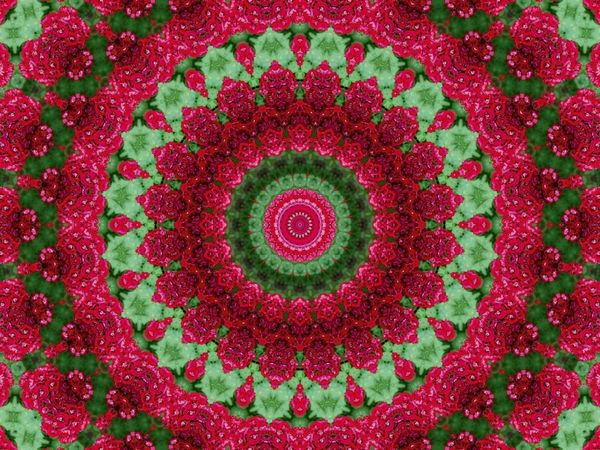 Produktbild: CALVENDO Puzzle Blumen Mandala - Kaleidoskop | 1000 Teile Lege-Gr&ouml;&szlig;e 64x48cm Foto-Puzzle f&uuml;r gl&uuml;ckliche Stunden