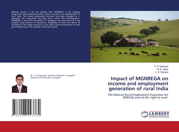 Produktbild: Impact of MGNREGA on income and employment generation of rural India