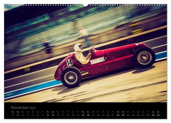 Produktbild: Classic Maserati Racing (hochwertiger Premium Wandkalender 2025 DIN A2 quer), Kunstdruck in Hochglanz