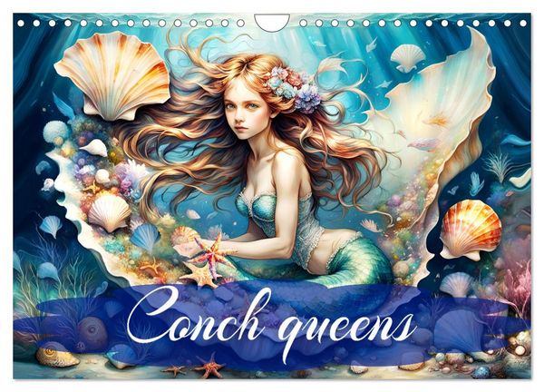 Produktbild: Conch queens (Wall Calendar 2026 DIN A4 landscape), CALVENDO 12 Month Wall Calendar