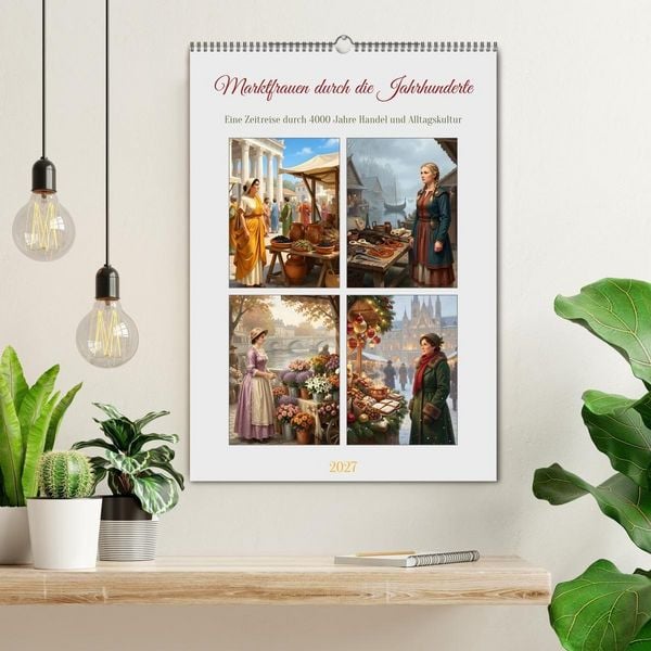 Produktbild: Marktfrauen durch die Jahrhunderte (Wandkalender 2027 DIN A2 hoch), CALVENDO Monatskalender