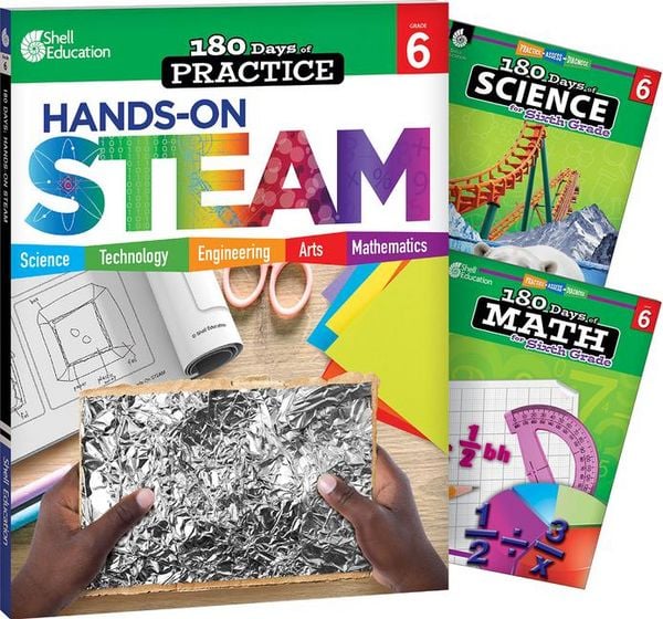 Produktbild: Multiple Authors: 180 Days(tm) Steam, Science, & Math Grade