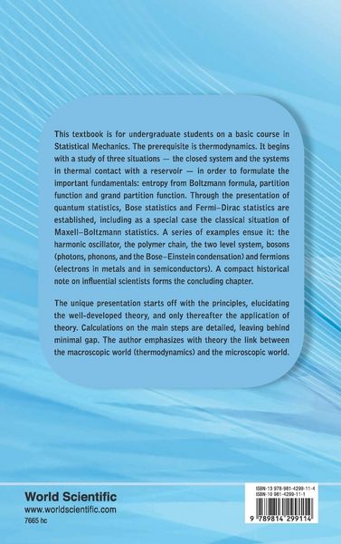 Produktbild: STATISTICAL MECHANICS FOR BEGINNERS