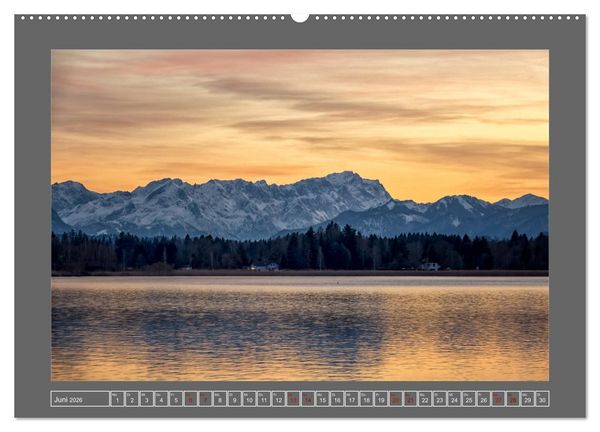 Produktbild: Impressionen vom Starnberger See II (hochwertiger Premium Wandkalender 2026 DIN A2 quer), Kunstdruck in Hochglanz