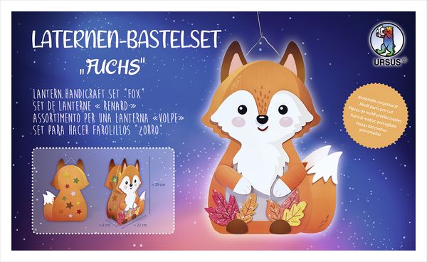 Produktbild: URSUS Laternenzeit Laternen-Bastelset Fuchs