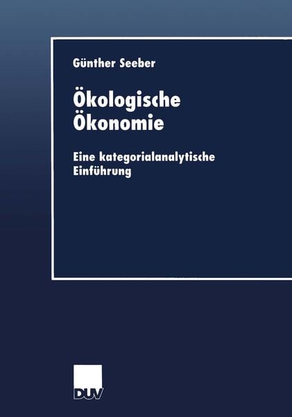 Produktbild: &Ouml;kologische &Ouml;konomie