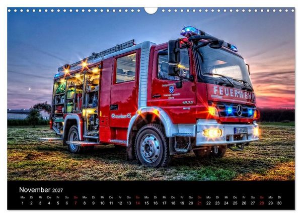 Produktbild: Einsatzfahrzeuge (Wandkalender 2027 DIN A3 quer), CALVENDO Monatskalender