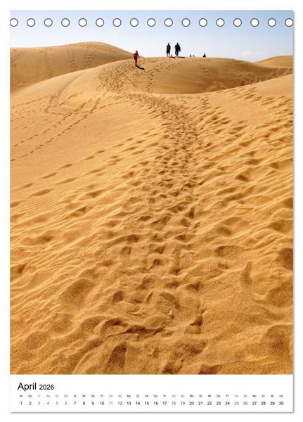 Produktbild: Gran Canaria - Urlaubsinsel f&uuml;r Sonnenanbeter (Tischkalender 2026 DIN A5 hoch), CALVENDO Monatskalender