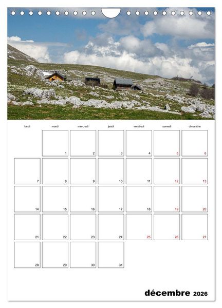 Produktbild: Le sud du Vercors, paysages (Calendrier mural 2026 DIN A4 horizontal), CALVENDO calendrier mensuel