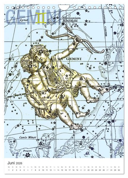 Produktbild: Sternzeichenkalender (Wandkalender 2026 DIN A4 hoch), CALVENDO Monatskalender