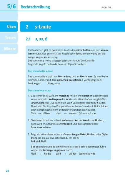 Produktbild: PONS Das große Übungsbuch Rechtschreibung und Zeichensetzung 5.-10. Klasse
