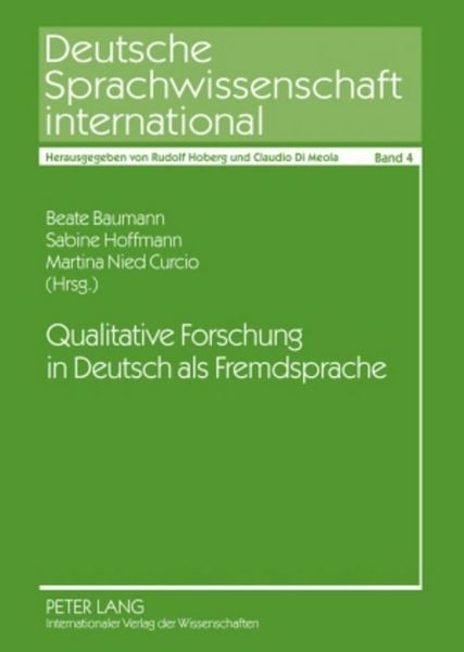 Produktbild: Qualitative Forschung in Deutsch als Fremdsprache