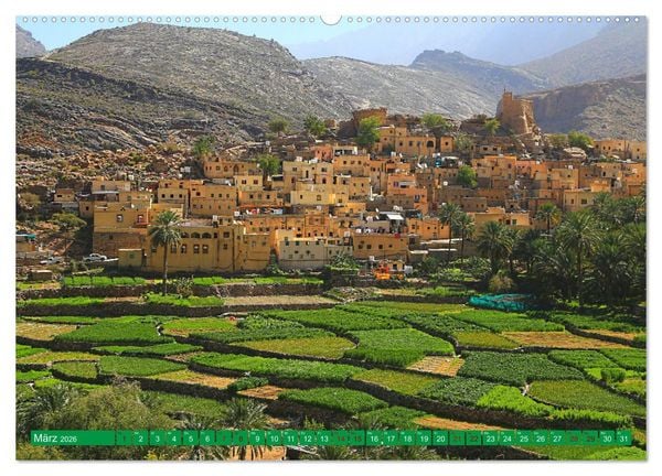 Produktbild: Unterwegs im Weihrauchland Oman (Wandkalender 2026 DIN A2 quer), CALVENDO Monatskalender