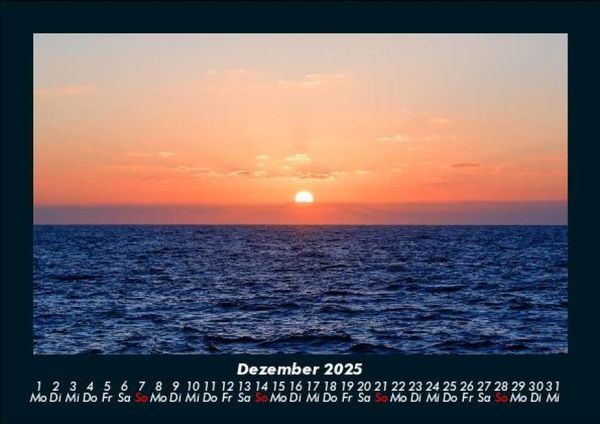 Produktbild: Sonnenunterg&auml;nge 2025 Fotokalender DIN A5