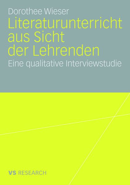 Produktbild: Literaturunterricht aus Sicht der Lehrenden