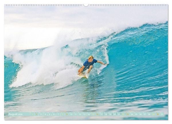Produktbild: Surfen: Die perfekte Welle finden - Edition Funsport (hochwertiger Premium Wandkalender 2026 DIN A2 quer), Kunstdruck in Hochglanz
