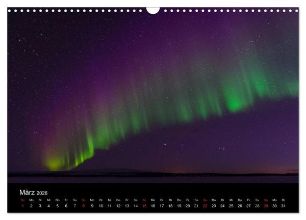 Produktbild: Nordlichter (Wandkalender 2026 DIN A3 quer), CALVENDO Monatskalender