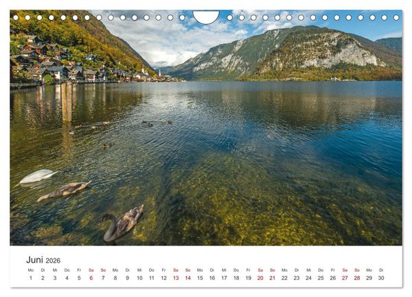 Produktbild: Hallstatt - Die Perle &Ouml;sterreichs (Wandkalender 2026 DIN A4 quer), CALVENDO Monatskalender