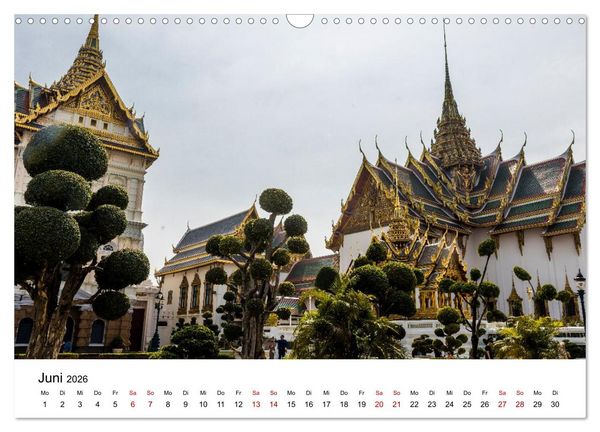 Produktbild: 3 Tage Bangkog (Wandkalender 2026 DIN A3 quer), CALVENDO Monatskalender