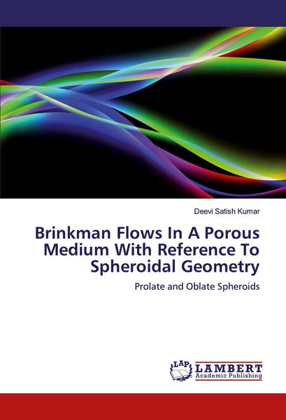 Produktbild: Brinkman Flows In A Porous Medium With Reference To Spheroidal Geometry