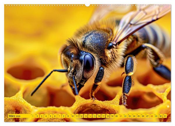 Produktbild: HONIG - fl&uuml;ssiges Gold (Wandkalender 2026 DIN A2 quer), CALVENDO Monatskalender