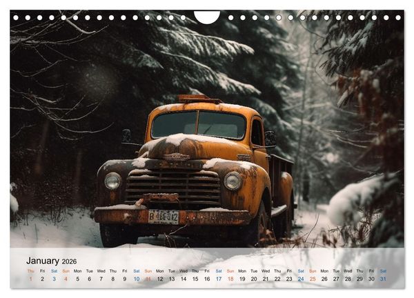 Produktbild: Old machine - nobody's child (Wall Calendar 2026 DIN A4 landscape), CALVENDO 12 Month Wall Calendar
