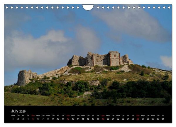 Produktbild: Monuments of Kosovo 2026 (Wall Calendar 2026 DIN A4 landscape), CALVENDO 12 Month Wall Calendar