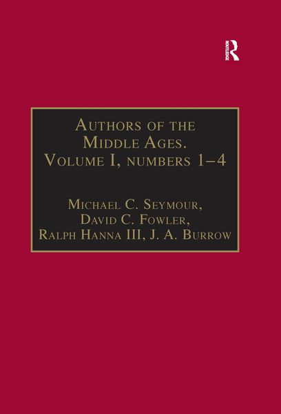 Produktbild: Authors of the Middle Ages. Volume I, Nos 1-4