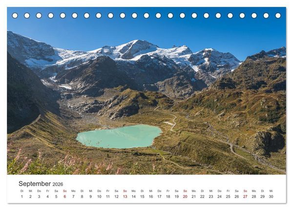 Produktbild: Schweizer Alpenp&auml;sse (Tischkalender 2026 DIN A5 quer), CALVENDO Monatskalender
