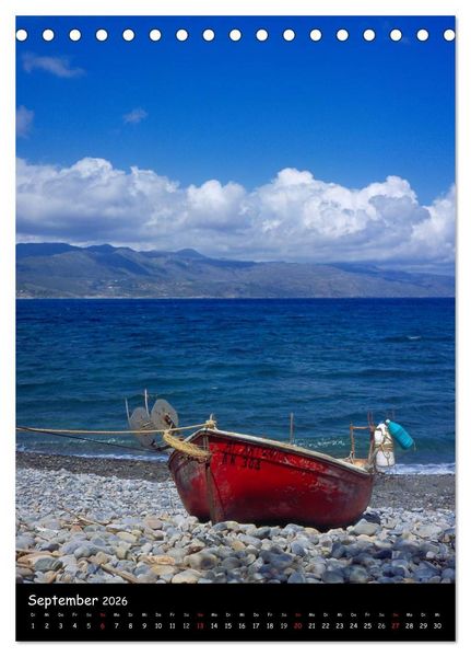 Produktbild: KRETA (Tischkalender 2026 DIN A5 hoch), CALVENDO Monatskalender